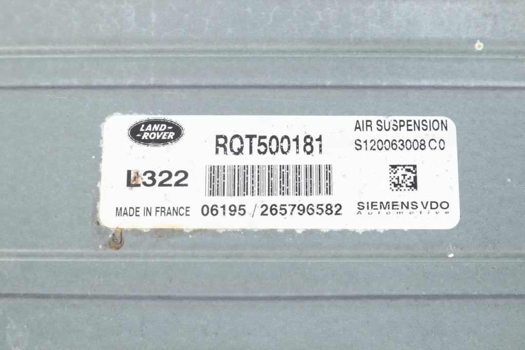 2007-2009 Land Range Rover L322 Air Suspension Computer Module RQT500181 OEM