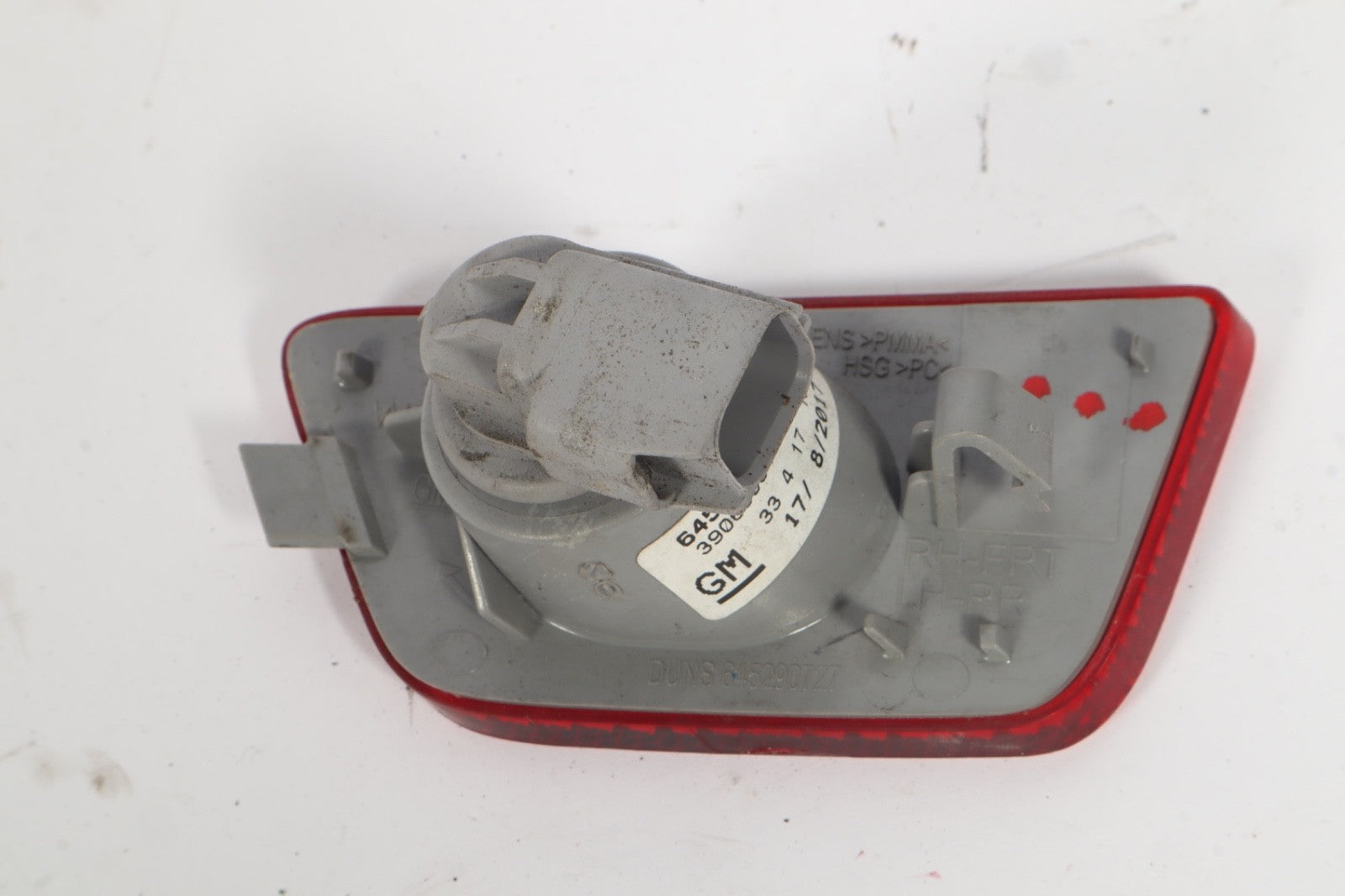 2016-2019 BBUICK CASCADA DRIVER REAR SIDE MARKER LIGHT LH LEFT OEM 39060084