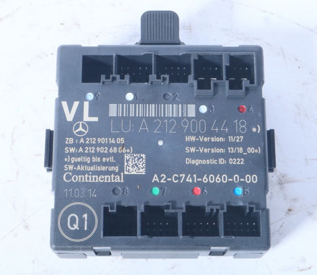 08-18 Mercedes W207 E350 SLK250 Front Left Side Door Control Module OEM