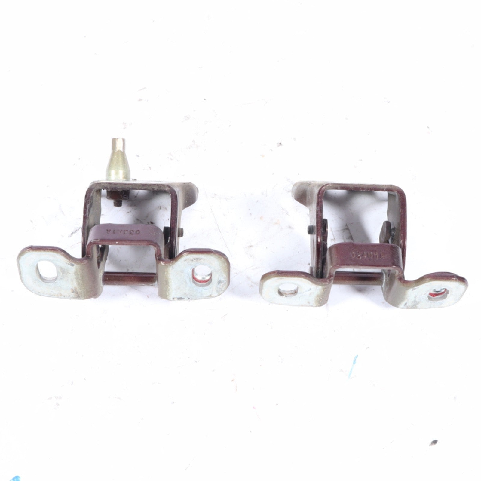 2010-2012 Ford Taurus Front Right Side Upper Lower Door Hinge Pair Set OEM