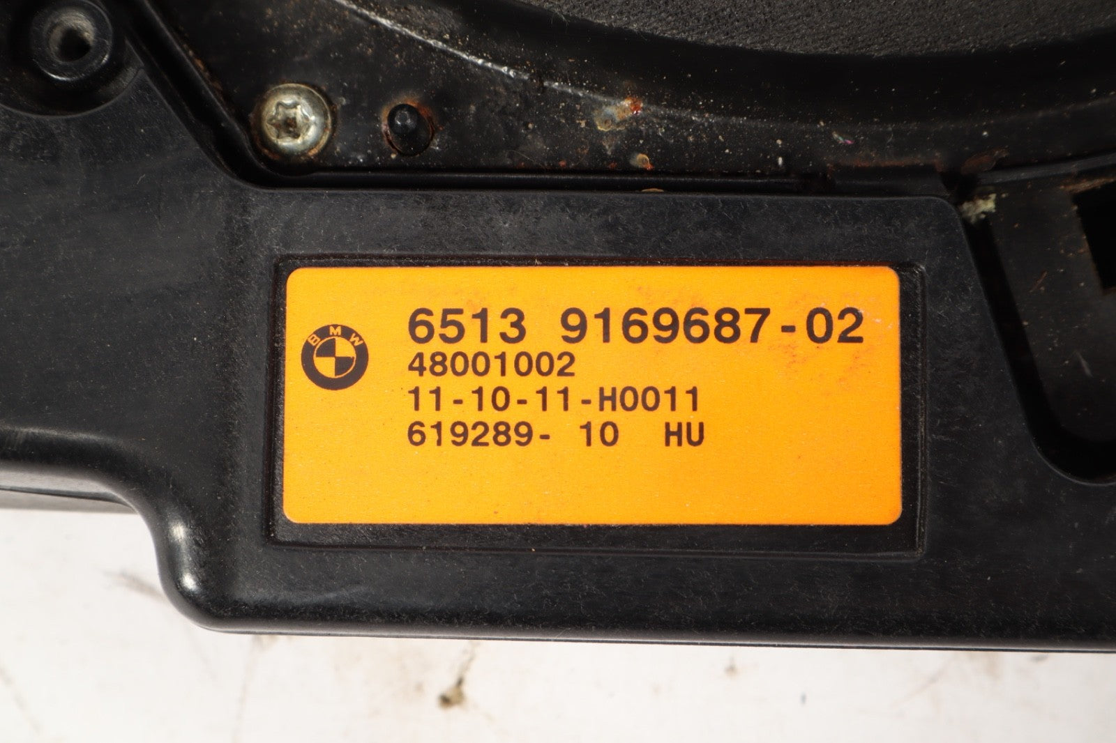 2012-2016 BMW F06 650i Left Driver Side Sub Woofer Speaker 9169688-02 OEM