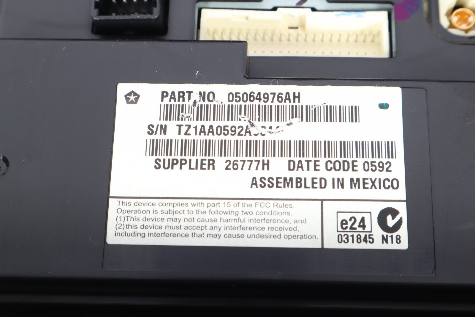 2011-2014 DODGE JOURNEY DASHC VENT CONTROL 05064976AH OEM