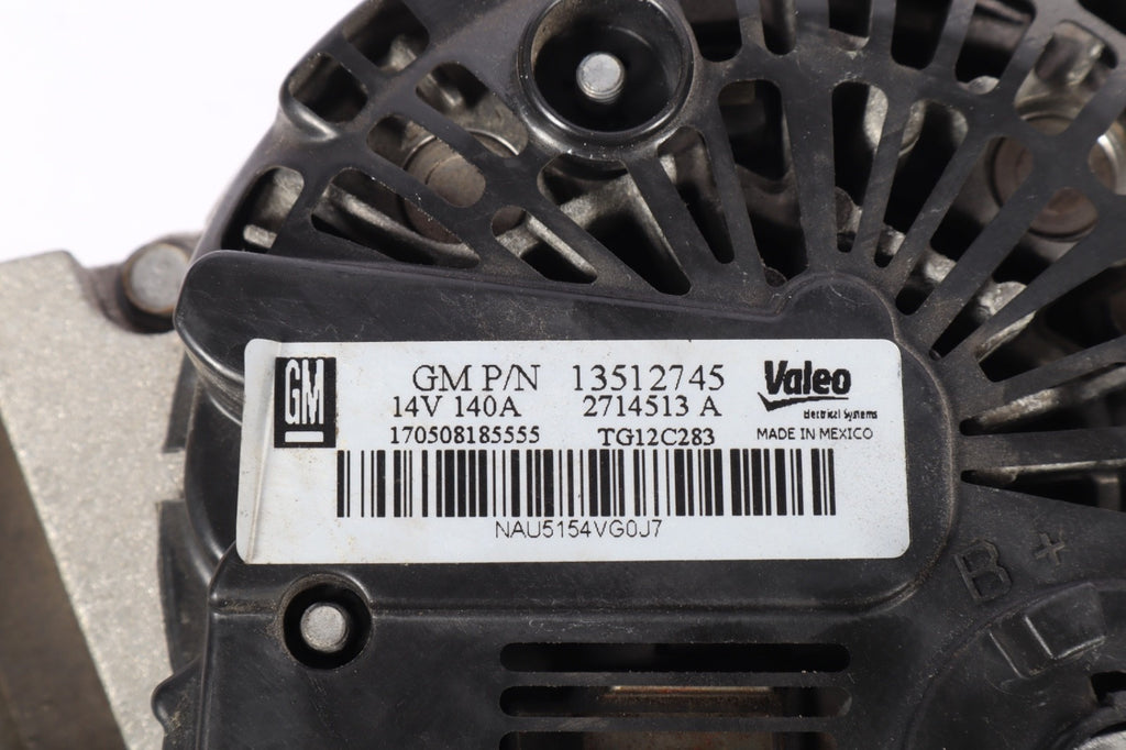 2016-2019 BUICK CASCADA  Alternator 1.6L 13586366 13512745 OEM