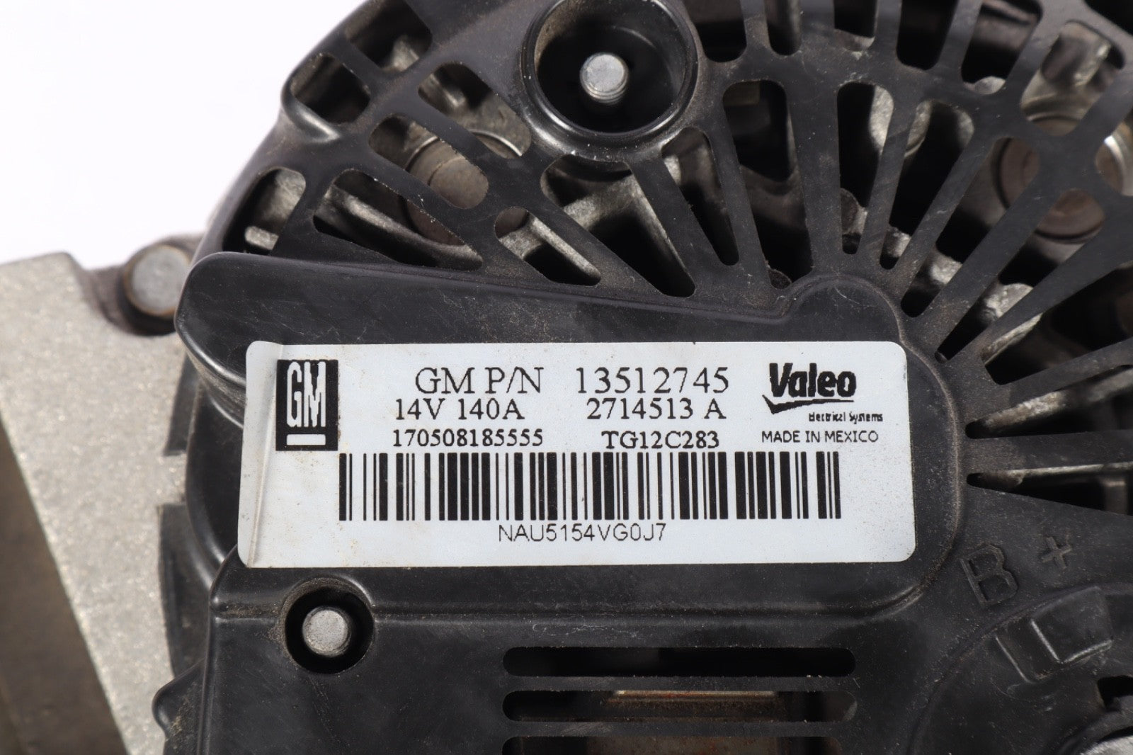 2016-2019 BUICK CASCADA  Alternator 1.6L 13586366 13512745 OEM