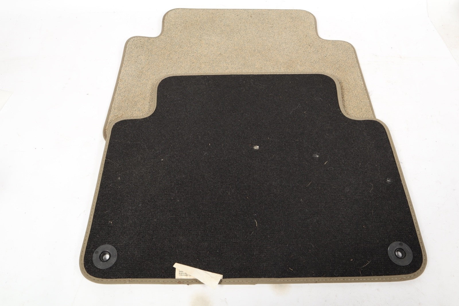 2006-2015 Audi Q7 Rear Left & Right Side Floor Mat Carpet Cover Set OEM