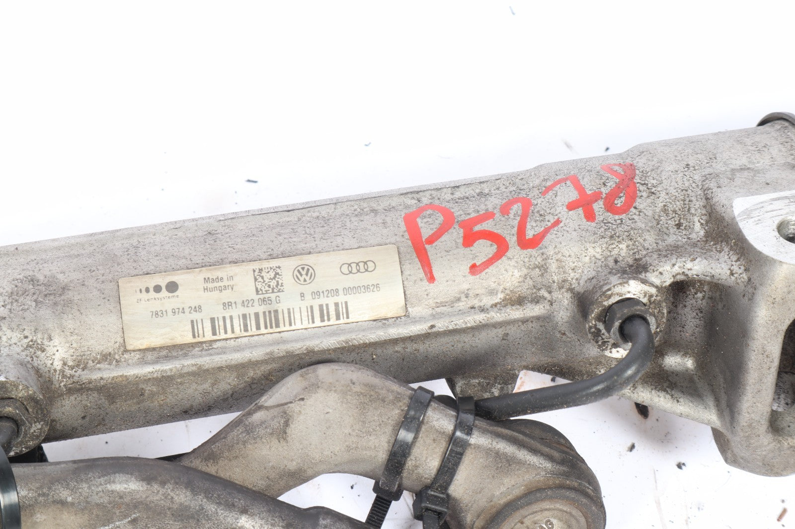2009 - 2012 AUDI Q5 8R 3.2L V6 POWER STEERING GEAR RACK PINION OEM