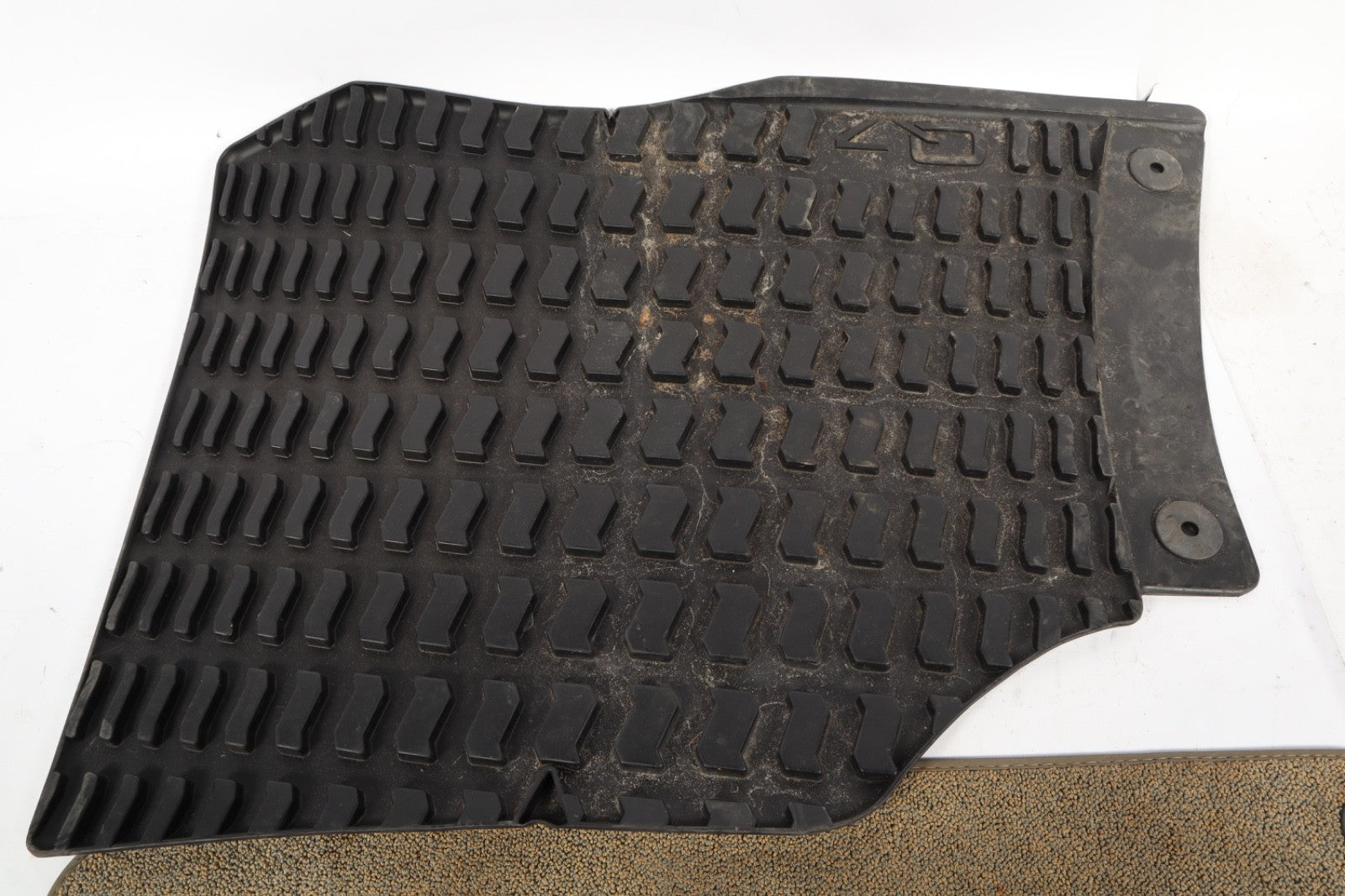 2006-2015 Audi Q7 Front Right Side Weathertech Floor Mat Carpet Cover Set OEM