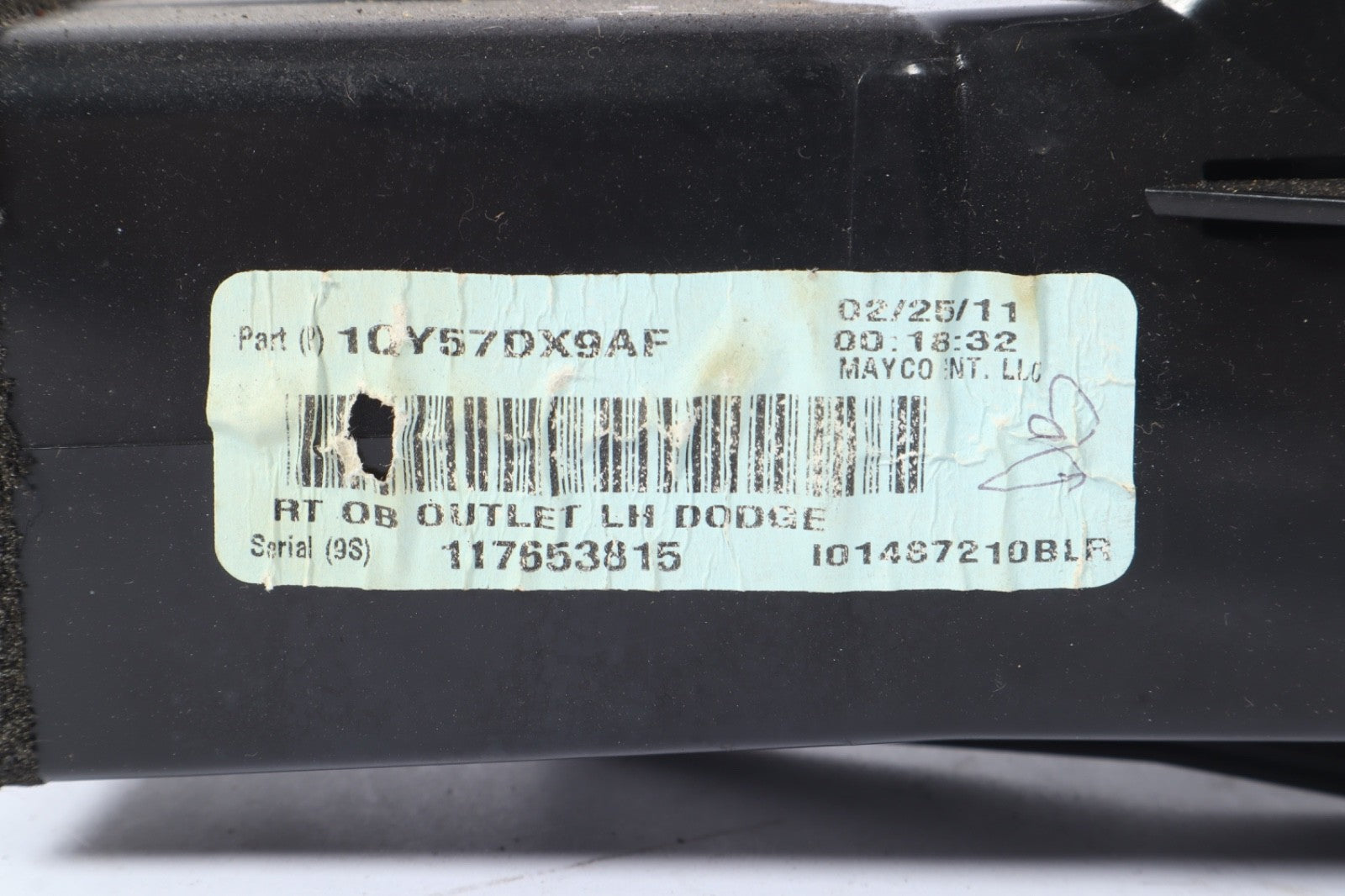 2011-2020 DODGE GRAND CARAVAN DASHBOARD AIR VENT LEFT DRIVER SIDE OUTER OEM