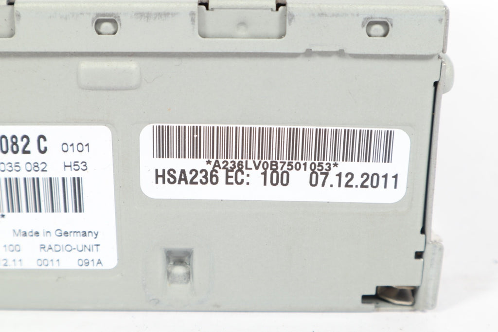 2012-2015 AUDI A6 C7 RECEIVER REAR TRUNK SATELITE RADIO STEREO AM FM HEAD OEM