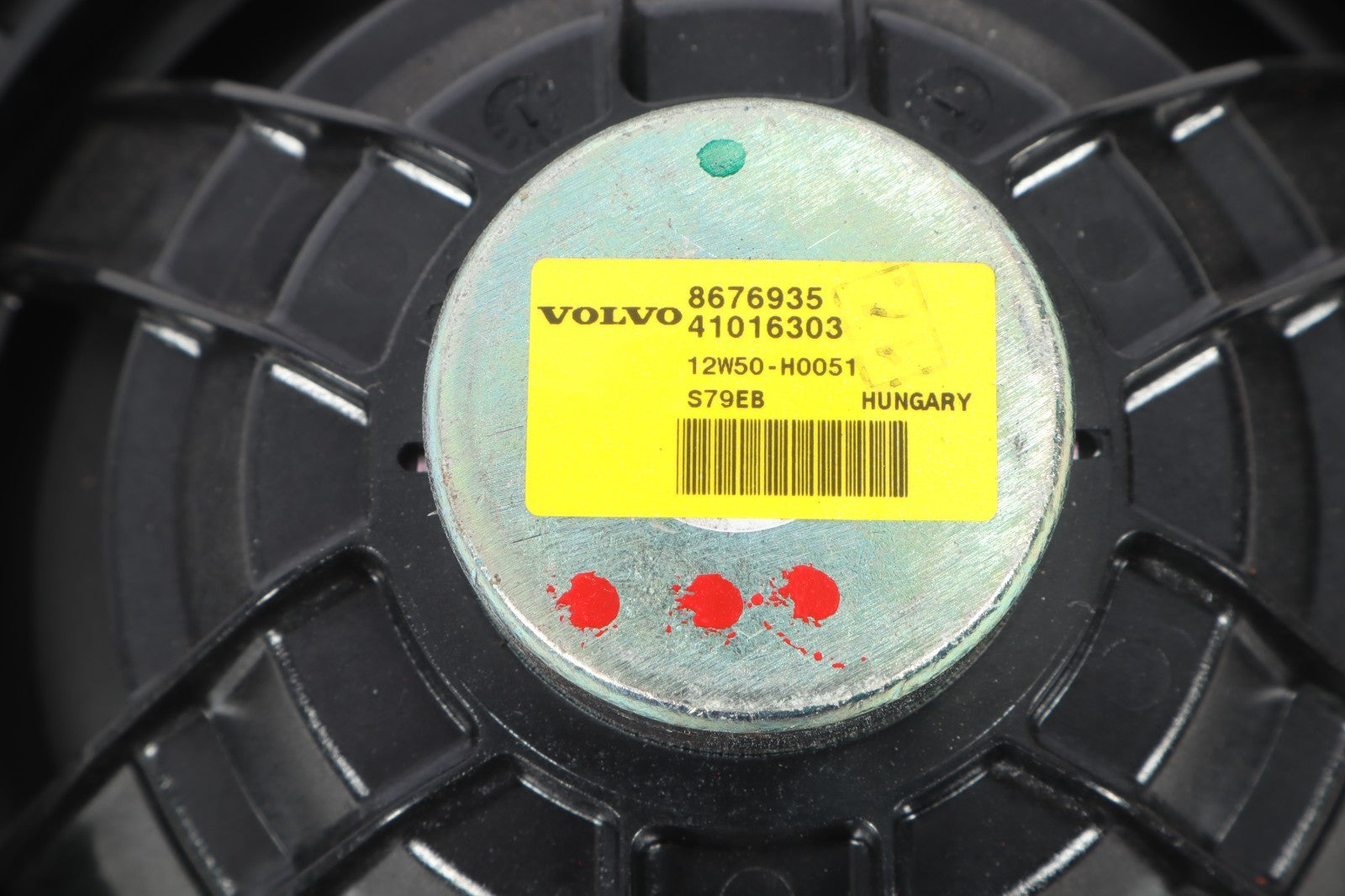 2006-2013 VOLVO C70 PREMIUM SOUND QUARTER PANEL SPEAKER OEM 8676935
