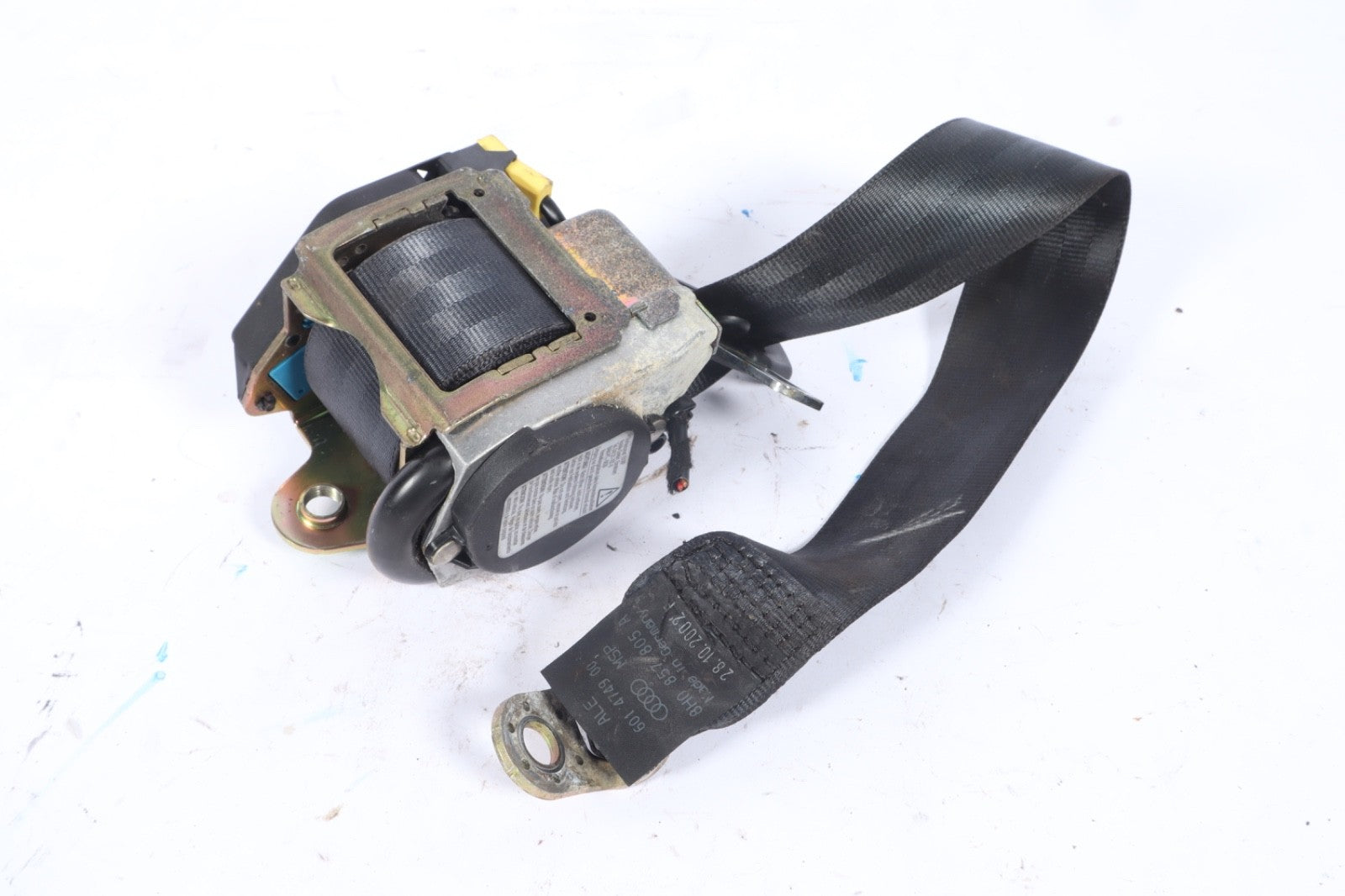 2002-2008 AUDI A4 REAR LEFT SIDE SEATBELT / SEAT BELT RETRACTOR 602089200 OEM