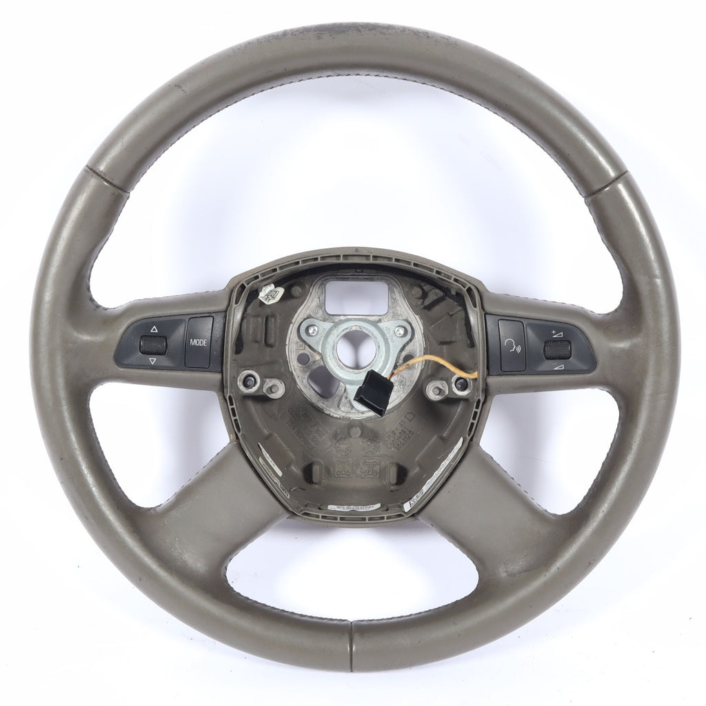 2009-2012 AUDI Q5 LEATHER 4 SPOKE STEERING WHEEL OEM 8R0419091BWUP