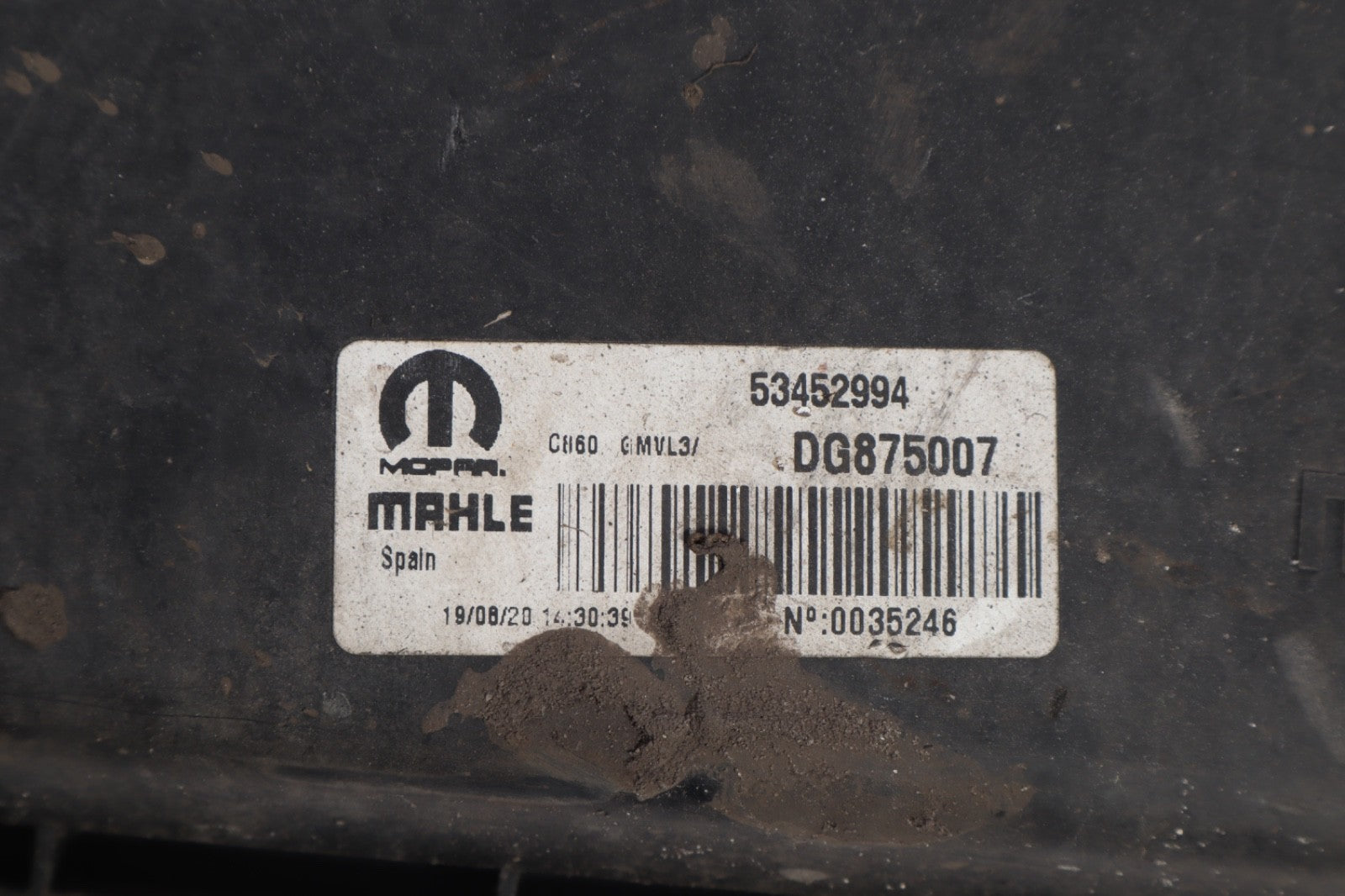 2014 - 2022 Dodge Ram Promaster 3.6L Cooling Radiator And Condenser Fan Motor