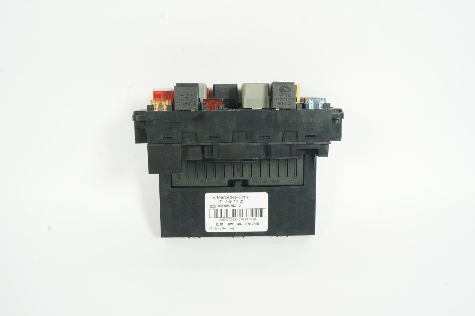Mercedes R171 SLK300 SLK350 SLK55 AMG Front SAM Module Relay Fuse Box OEM
