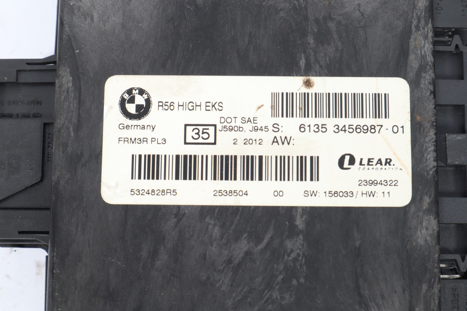 2012 MINI COOPER FOOTWELL BODY COMPUTER CONTROL MODULE OEM 3456987