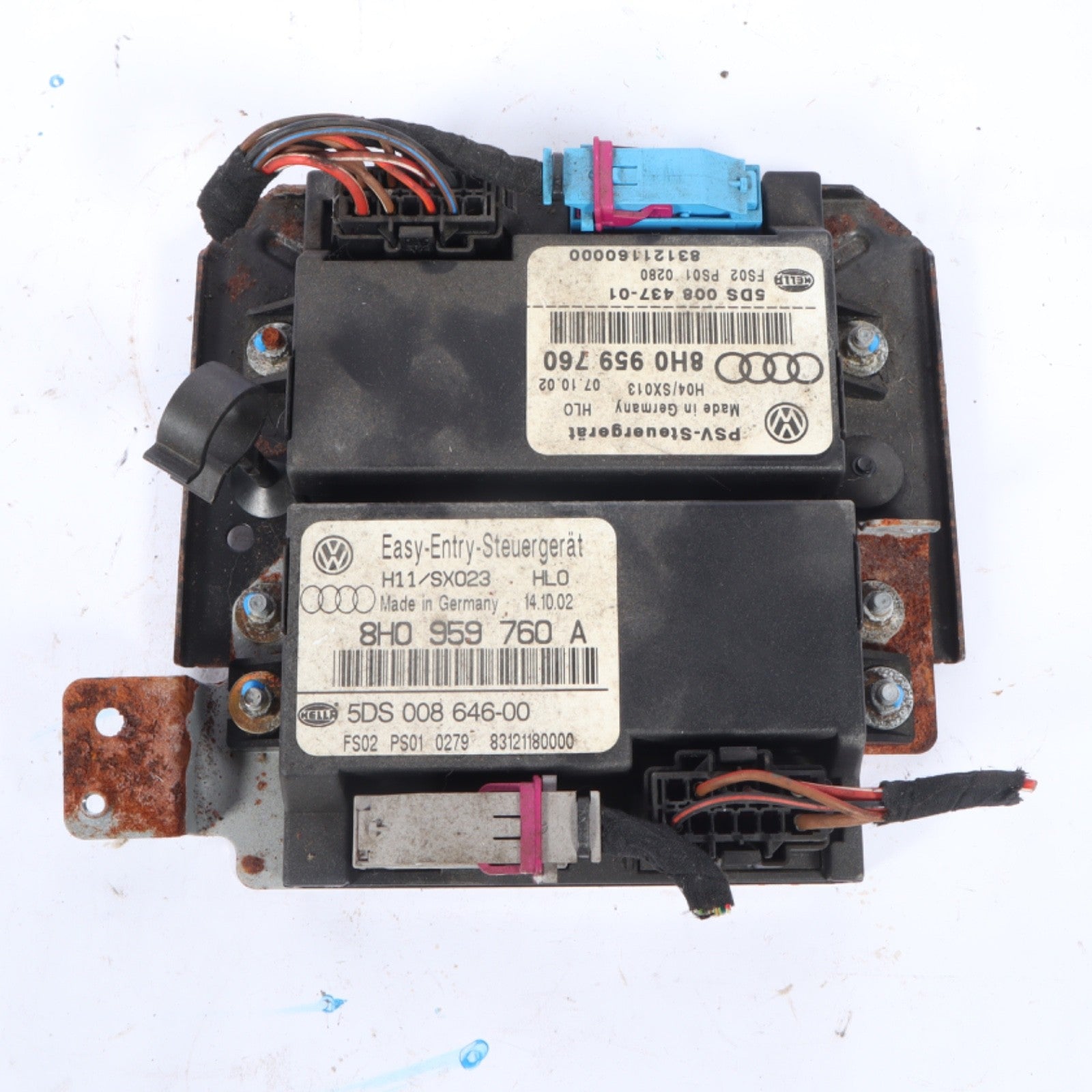 2002-2009 Audi A4 Convertible Memory Seat Control Module 8H0959760A OEM