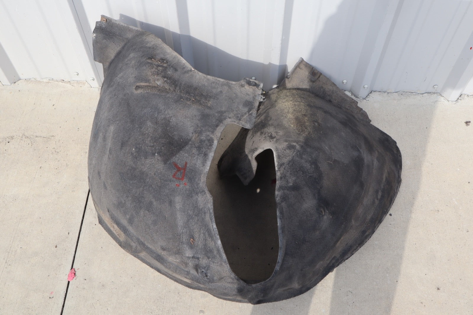2007-2009 AUDI Q7 4L FRONT RIGHT SIDE FENDER LINER WHEEL SPLASH SHIELD GUARD OEM