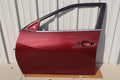 2016-2019 NISSAN MAXIMA FRONT LEFT SIDE DOOR SHELL COVER RED METALLIC OEM