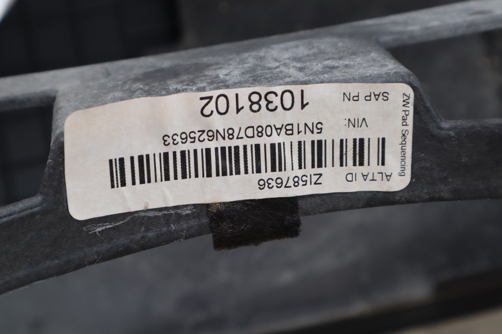 2007 Nissan Armada Front Dashboard Black Leather OEM Dashboard