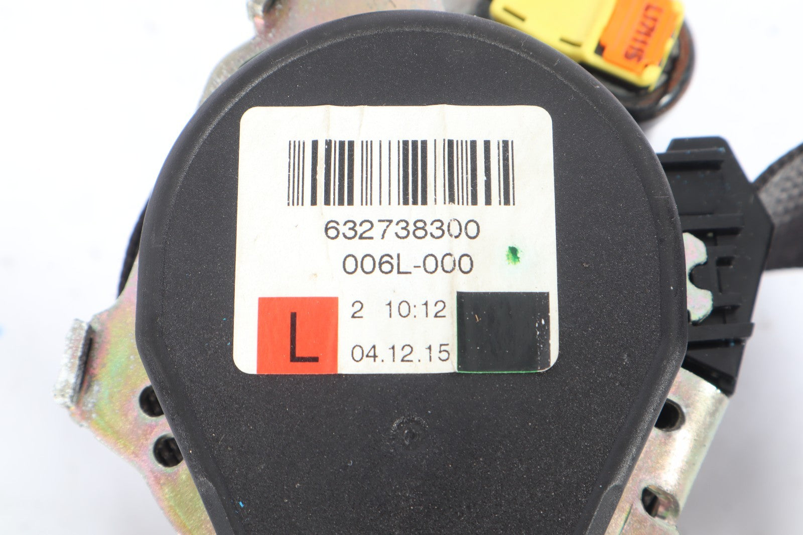 2016–2019 BUICK CASCADA REAR LEFT SIDE SEAT BELT BLACK ASSEMBLY OEM 632738300