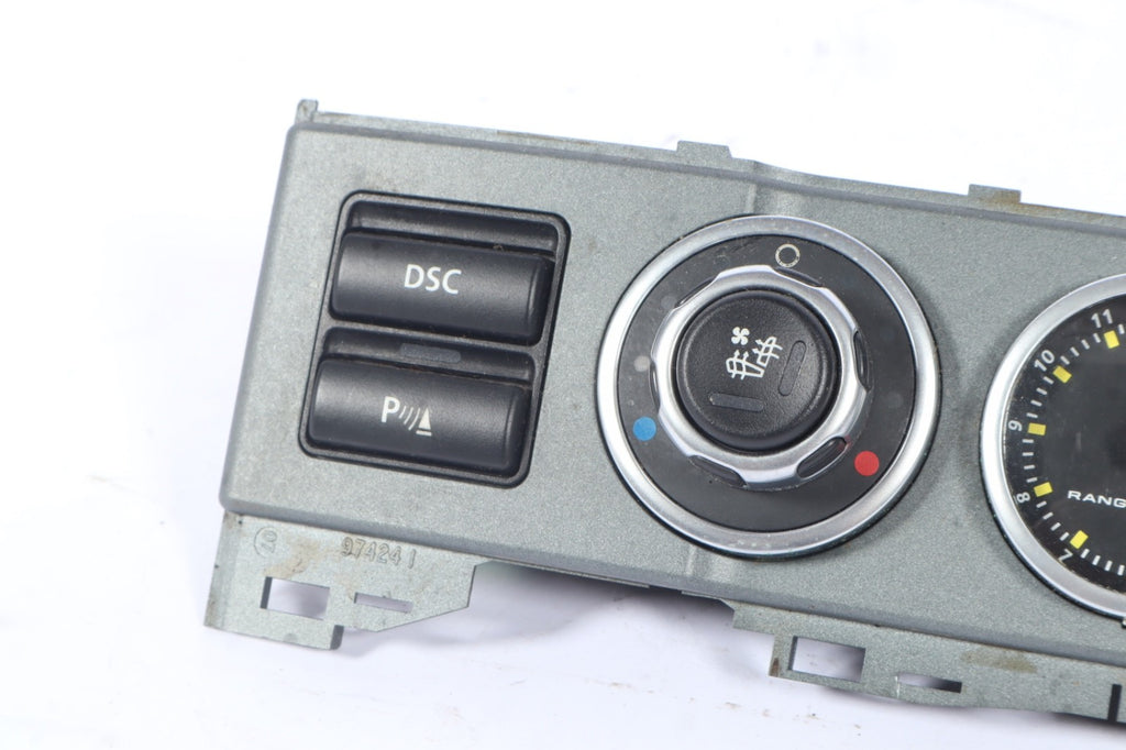 2007-2009 LAND ROVER RANGE ROVER L322 CLOCK HEATED SEATS YFB000092 OEM