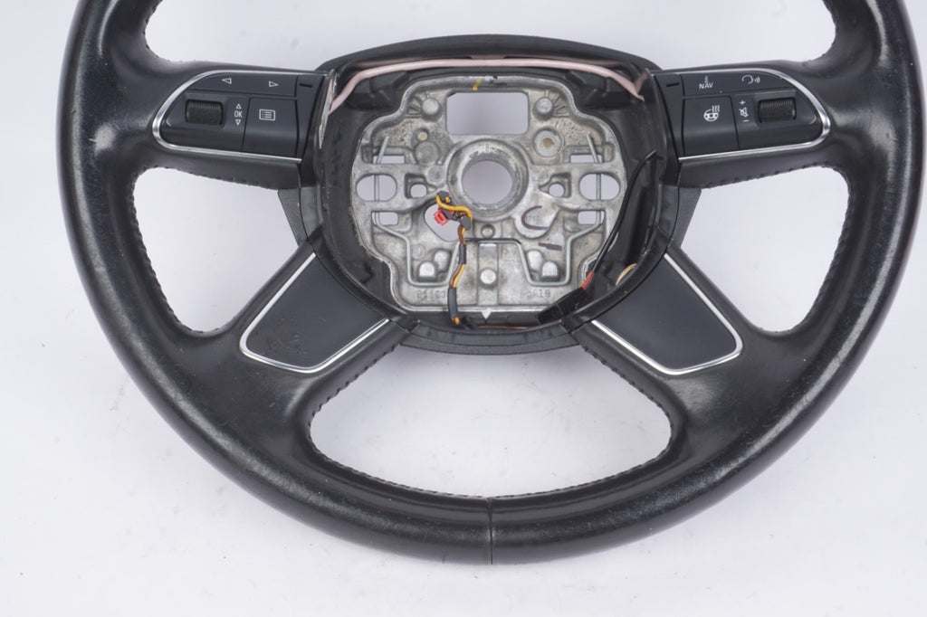 2012 - 2015 AUDI A7 OEM Steering Wheel Black Leather
