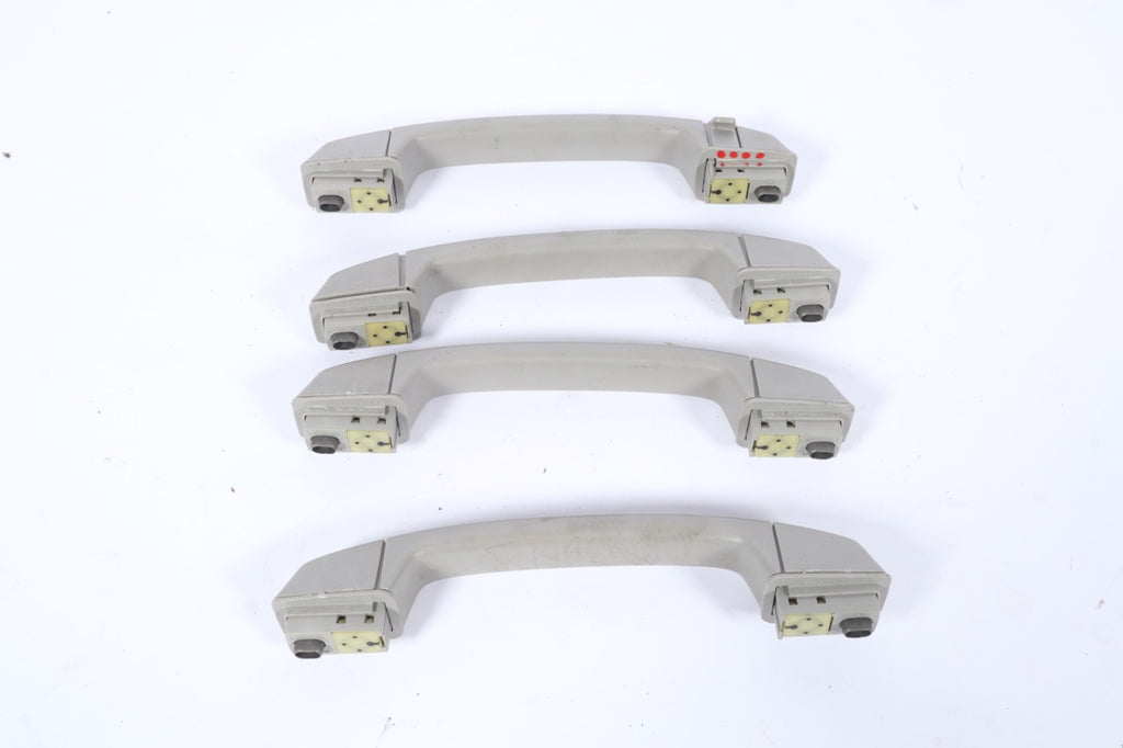 2007 BMW X3 INTERIOR ROOF REAR FRONT GRAB HANDLE SET OF 4 GRAY  OEM
