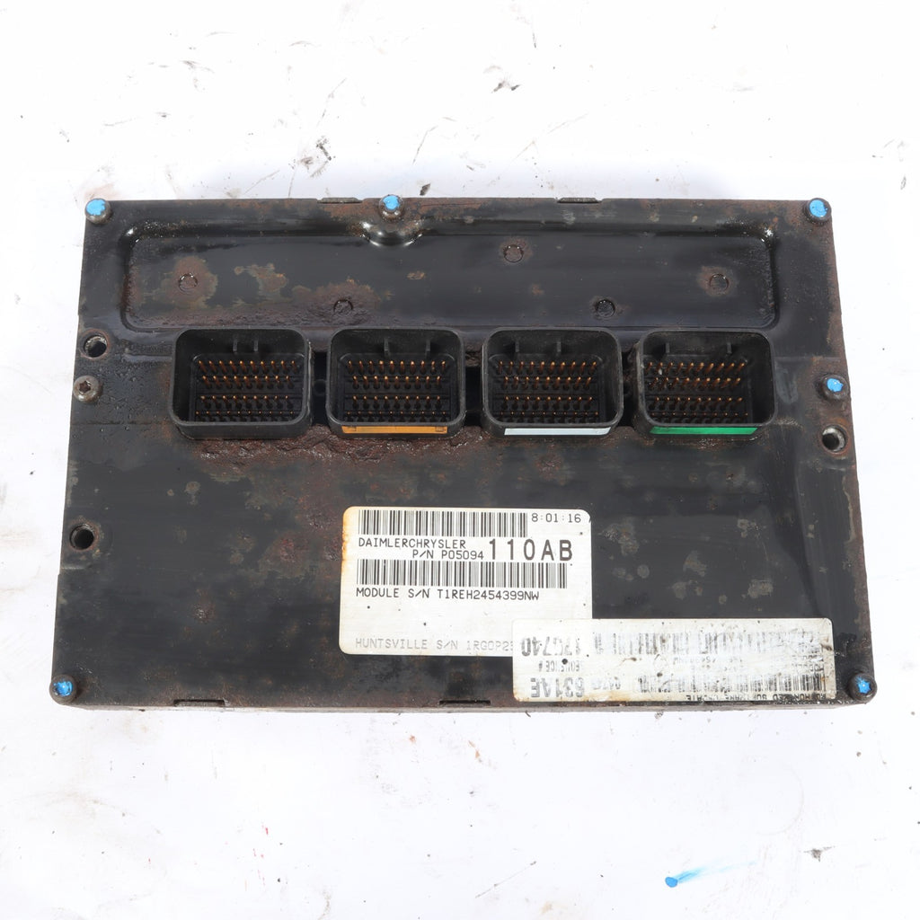 2005 DODGE CARAVAN ECU P05094110AB ENGINE CONTROL UNIT MODULE OEM