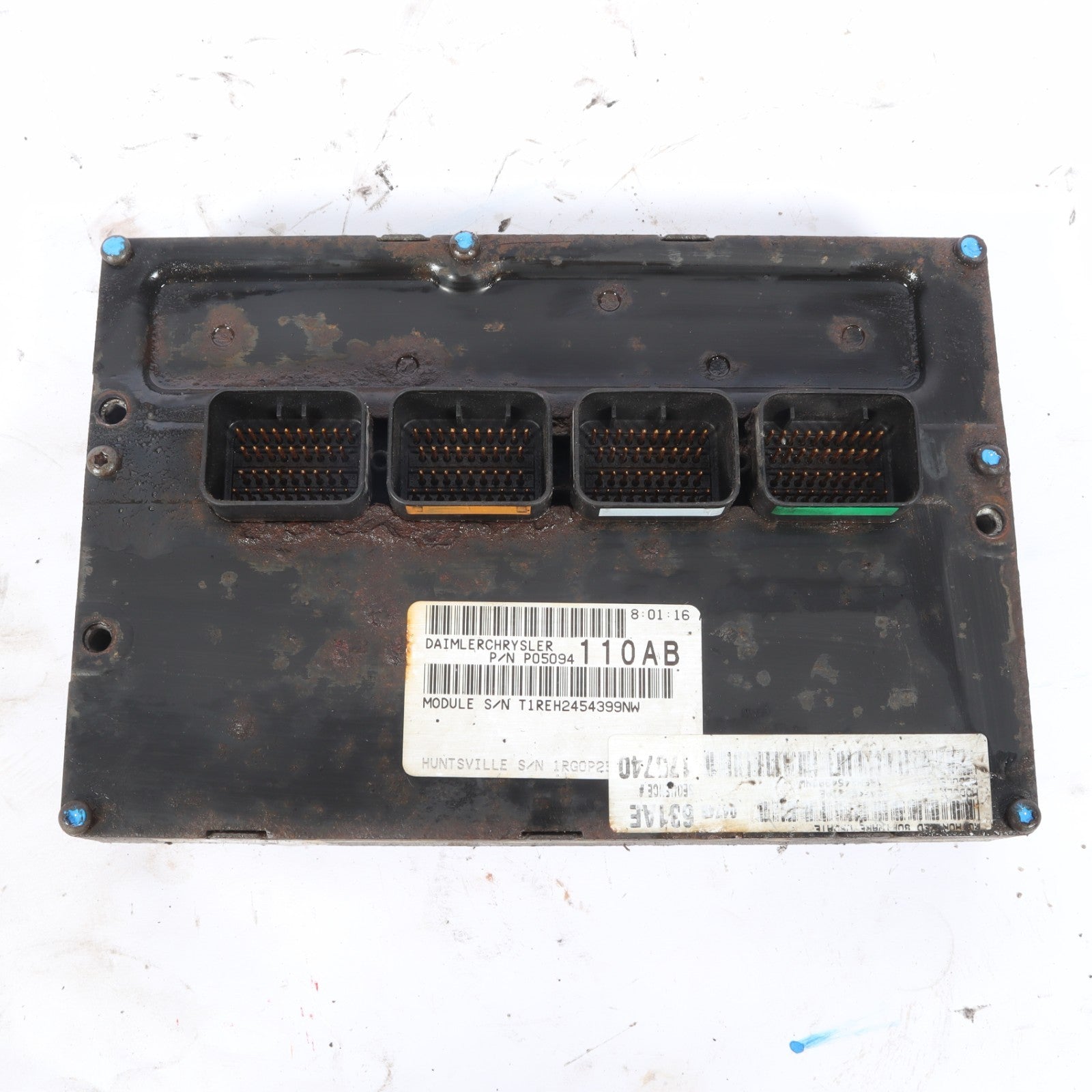 2005 DODGE CARAVAN ECU P05094110AB ENGINE CONTROL UNIT MODULE OEM