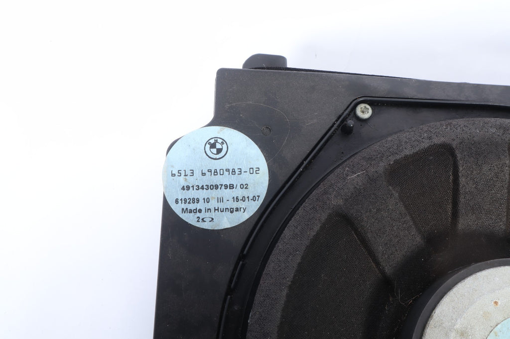 2004-2010  BMW 5X3 LEFT FLOOR SPEAKER SUBWOOFER  6513-6929101-02 OEM