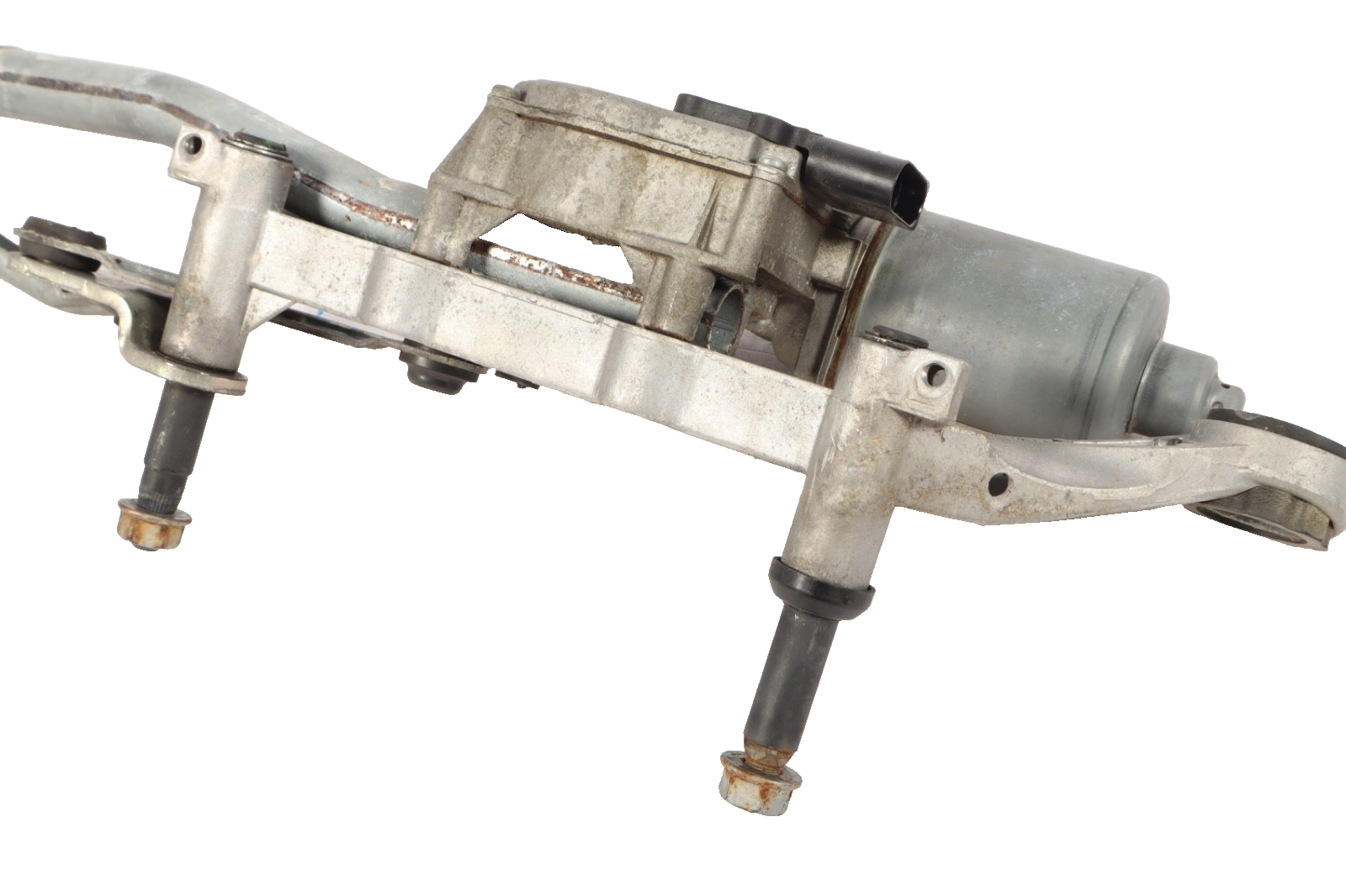 2007–2015 AUDI Q7 WINDSHIELD WIPER TRANSMISSION LINKAGE W/ MOTOR OEM 4L1955119A