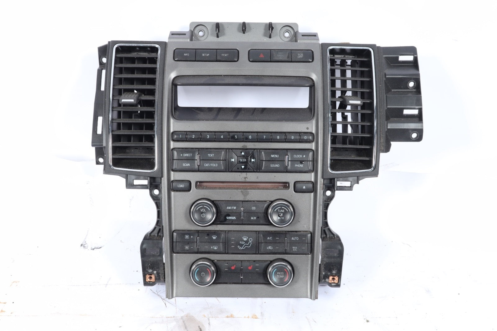 2010-2012 FORD TAURUS RADIO CLIMATE CONTROL PANEL HEATED SEATS AG1T-18A802-CB