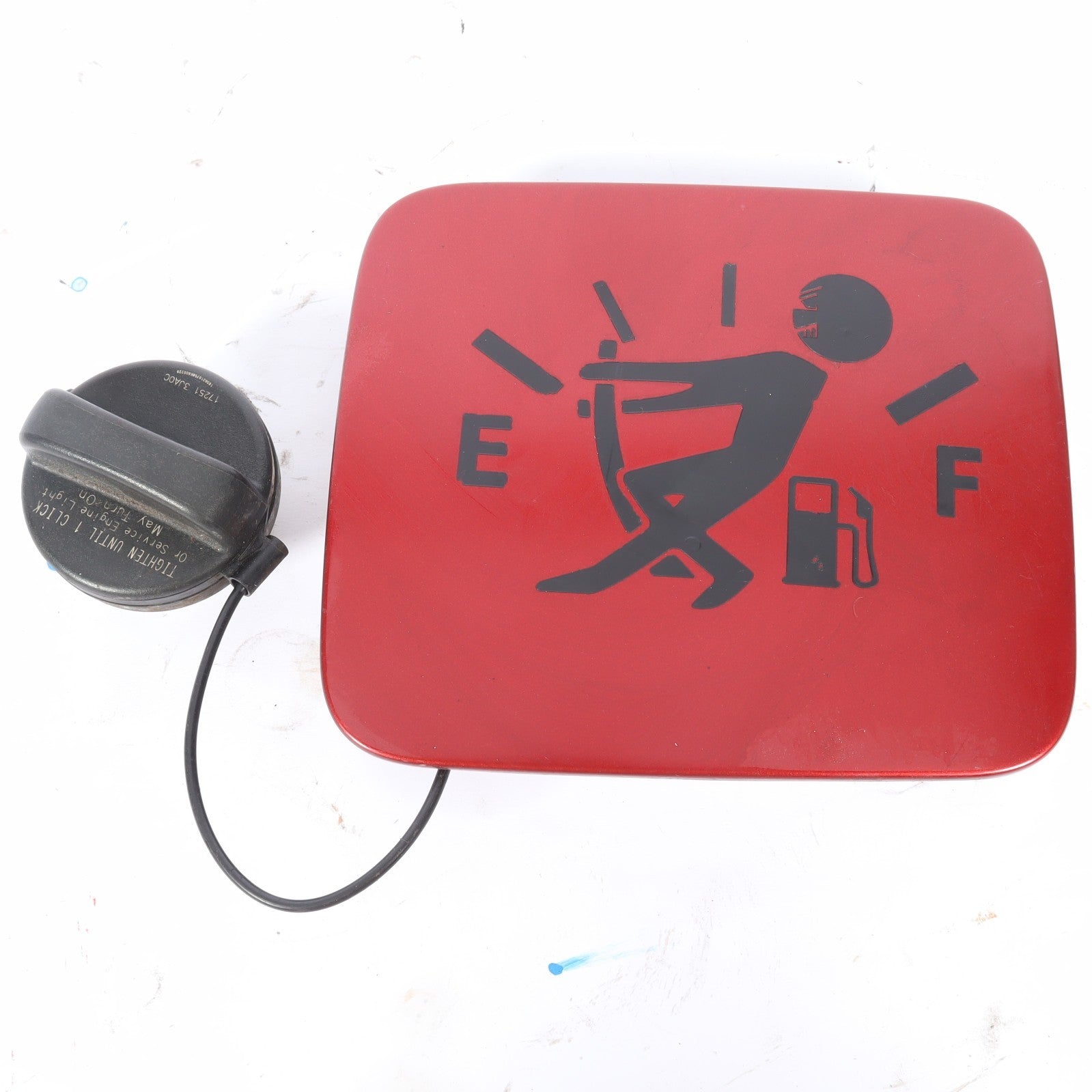 2013-2020 NISSAN PATHFINDER FUEL GAS FILLER TANK DOOR LID COVER PANEL W/CAP OEM