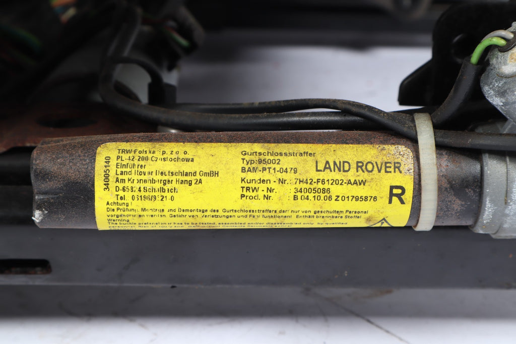 2010-2013 RANGE ROVER RH RIGHT PASSENGER SEAT TRACK FRAME RAIL W MOTOR OEM