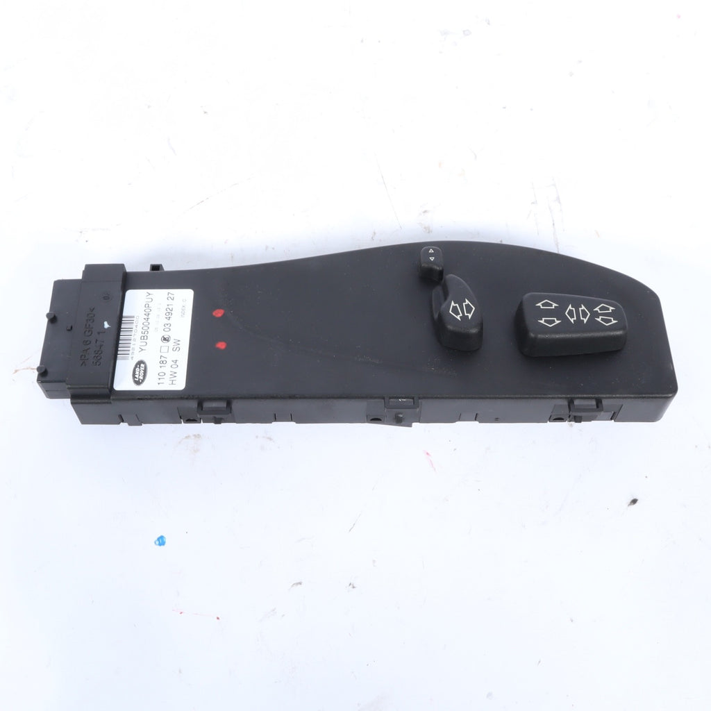 2007-2009 RANGE ROVER FRONT RIGHT DRIVER POWER SEAT SWITCH MEMORY YUB500440PUY