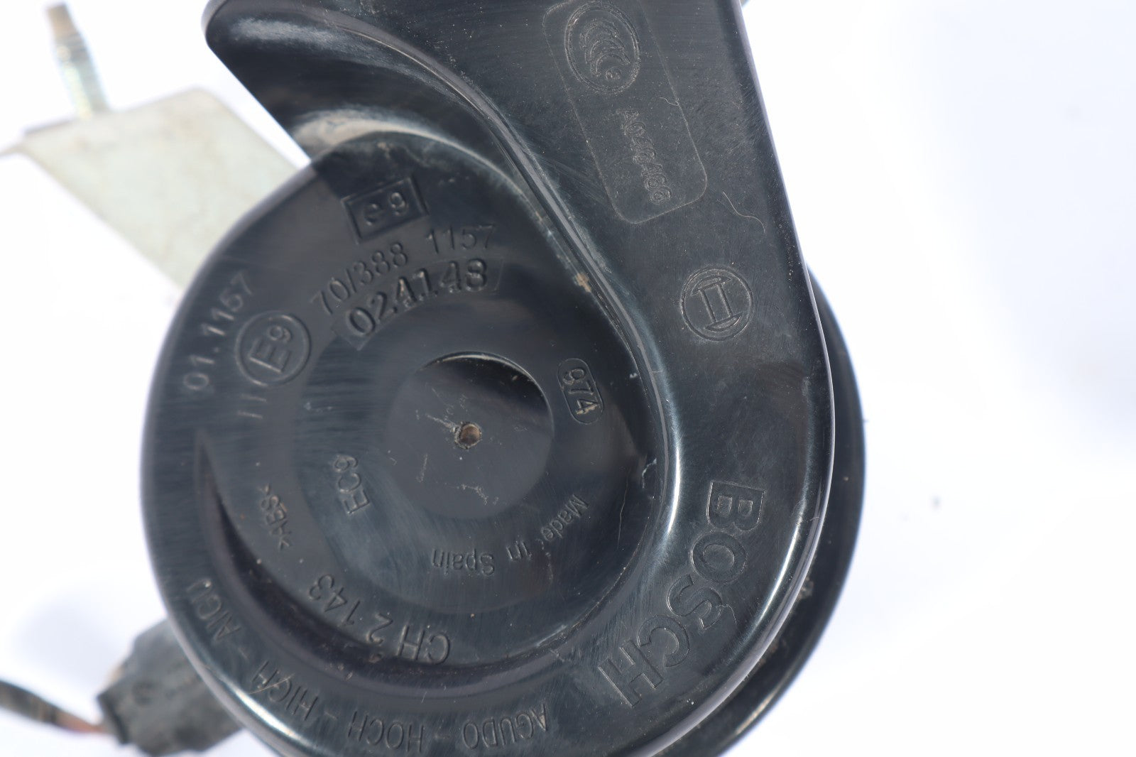 2007-2010  BMW X3 LEFT RIGHT HIGH LOW NOTE TONE HORN SIGNAL SET ALARM SIREN OEM