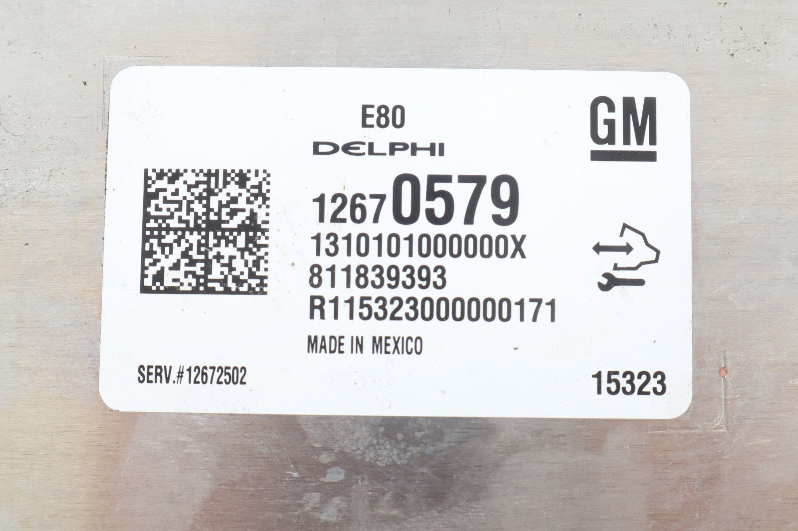 2016-2019 BUICK CASCADA ENGINE COMPUTER ECU PCM ECM PCU OEM 12670579