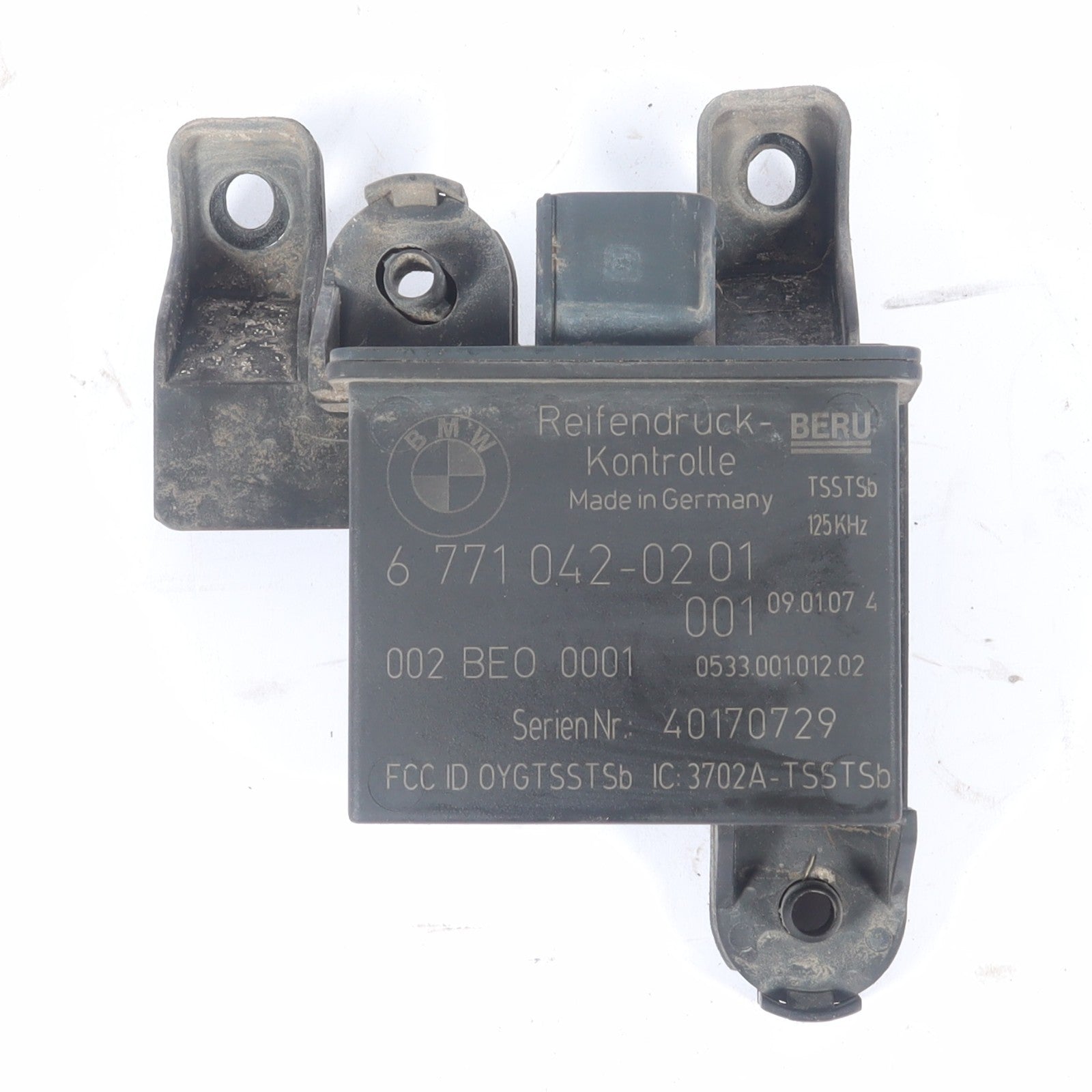 2004-2010 BMW X3 TIRE PRESSURE MONITOR SENSOR MODULE  OEM 6771042-0201