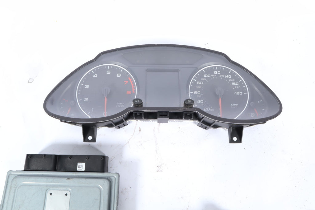2009-2010 AUDI Q5 ECU ENGINE COMPUTER CLUSTER IGNITION KEY OEM 8R0 907 559 A