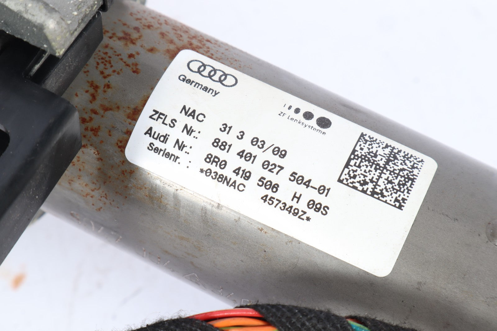2009-2012 AUDI Q5 STEERING COLUMN 8R0419506 OEM