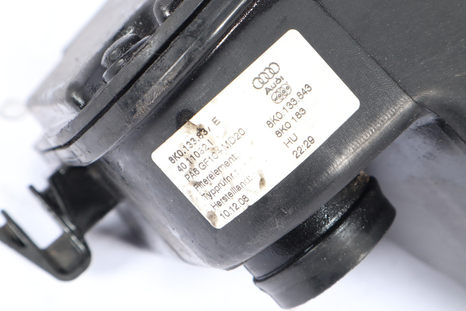 2009-2012 AUDI Q5 AIR CLEANER FILTER BOX ASSEMBLY OEM 8K0133835E