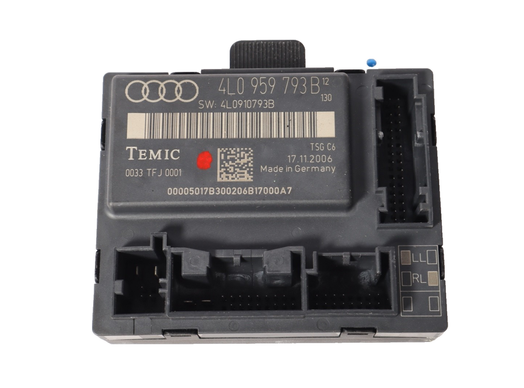 2007 -2015 AUDI Q7 4L FRONT LEFT DOOR CONTROL MODULE 4L0959793B OEM