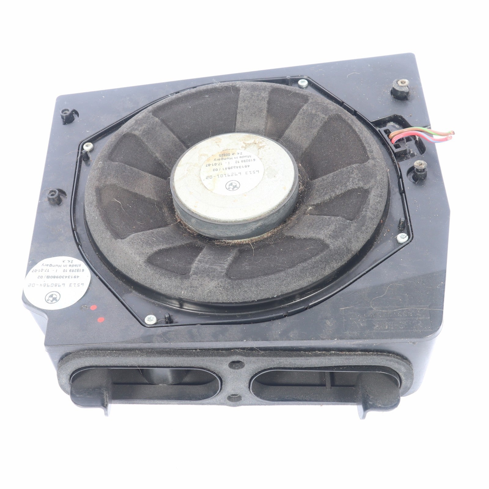 2004-2010  BMW 5X3 RIGHT FLOOR SPEAKER SUBWOOFER  6513-6929101-02 OEM