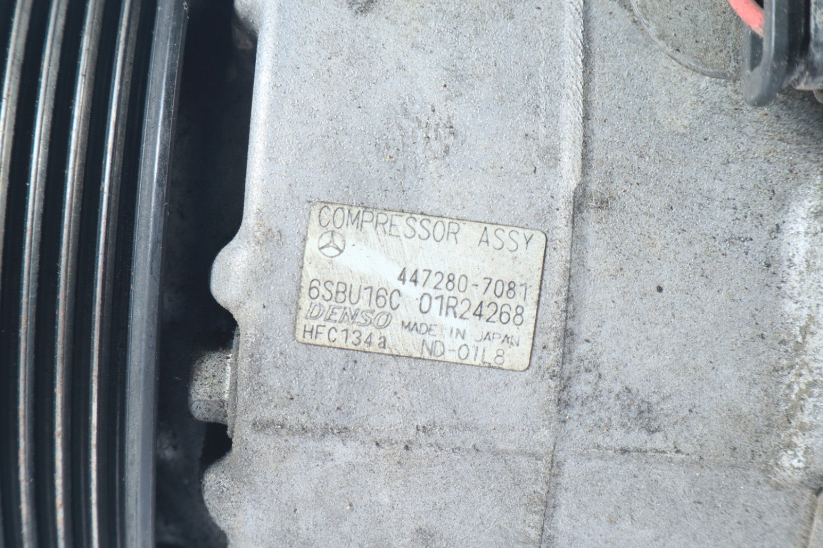2013-2016 Mercedes E350 W212 OEM 3.5L Air Conditionig A/C Compressor 447280-7081
