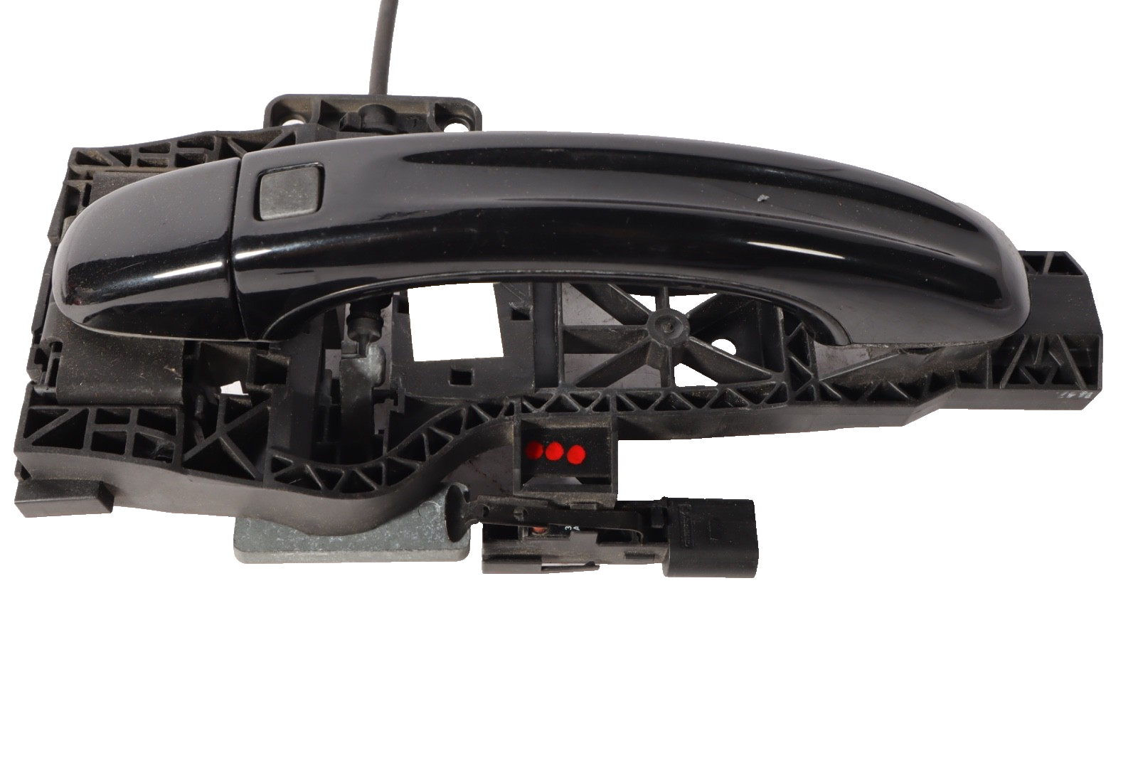 2007-2015 AUDI Q7 (4L) REAR LEFT KEYLESS EXTERIOR DOOR HANDLE (Black) OEM