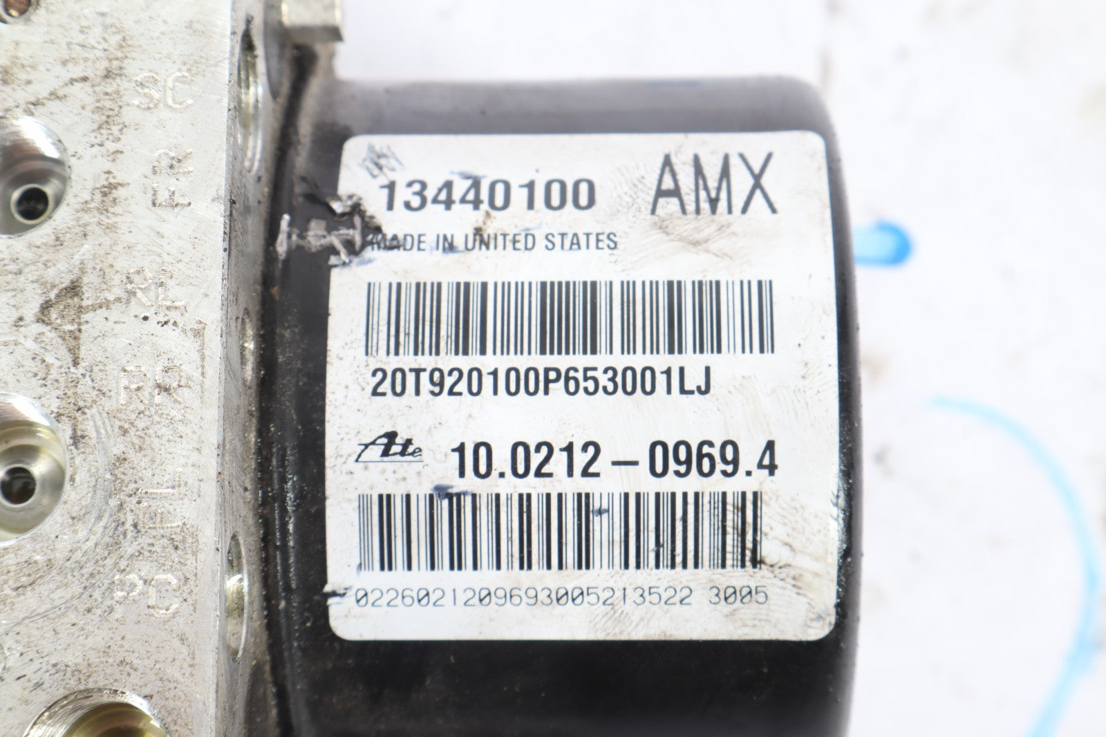 2016 BUICK CASCADA ABS ANTI LOCK BRAKE PUMP OEM 13440100