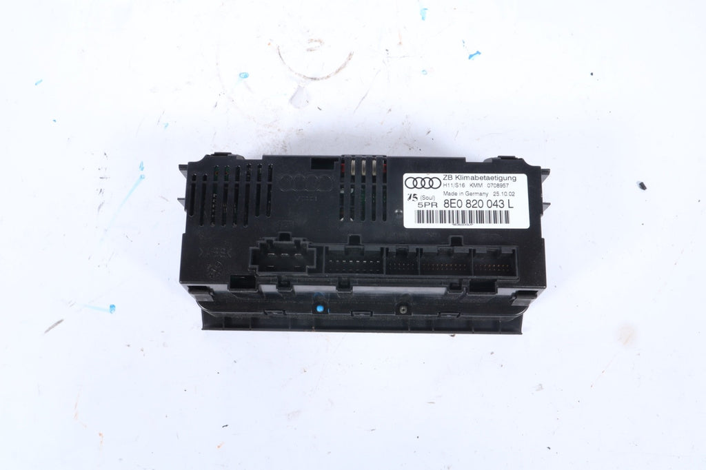 2003-2008 AUDI A4 HEATER TEMP CONTROL UNIT OEM 8E0820043L