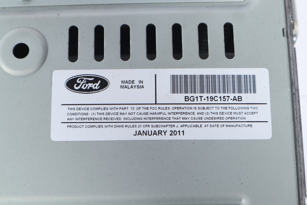2011-2012 Ford Taurus Radio Receiver BG1T-19C157-AB OEM