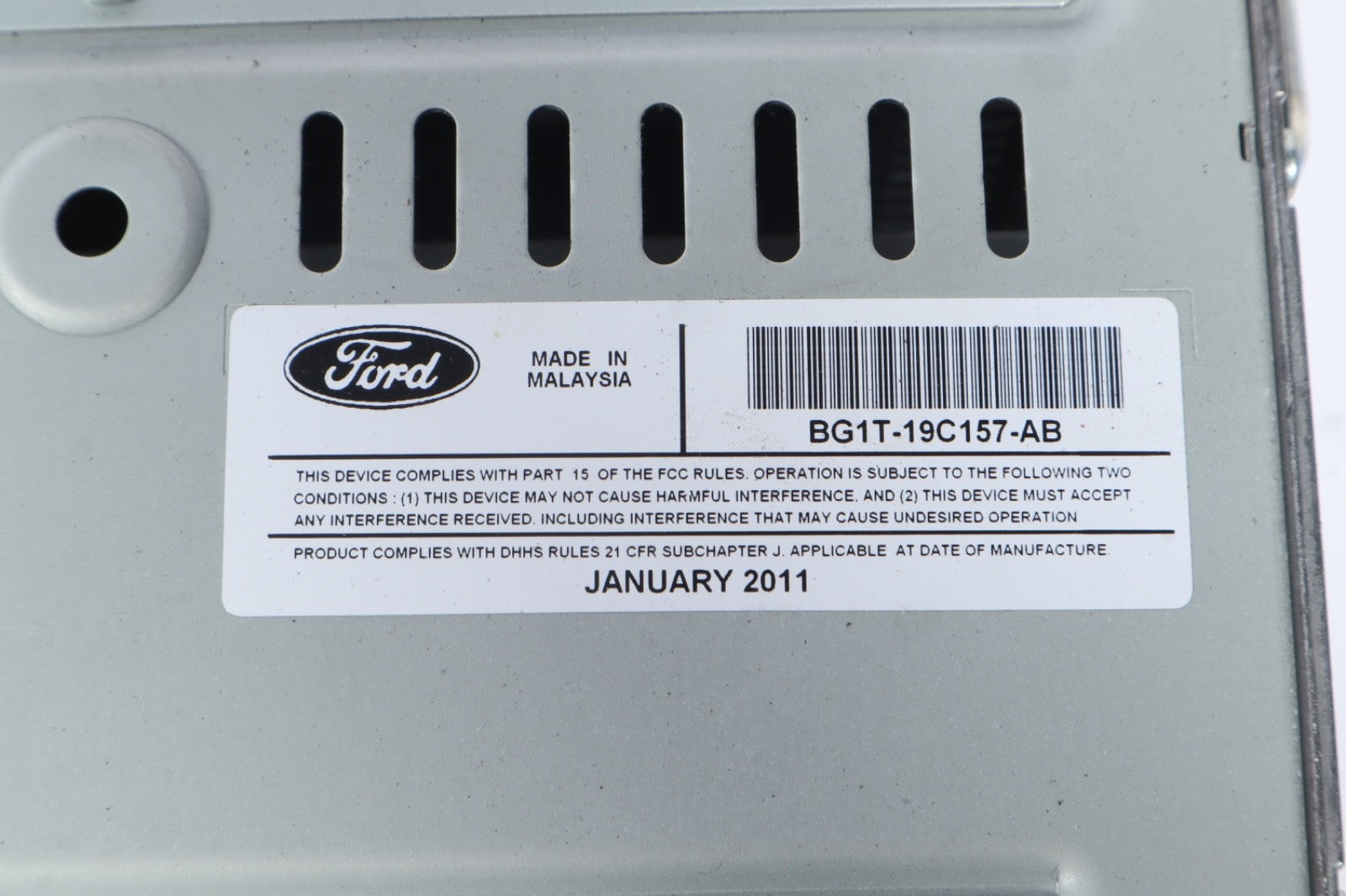 2011-2012 Ford Taurus Radio Receiver BG1T-19C157-AB OEM