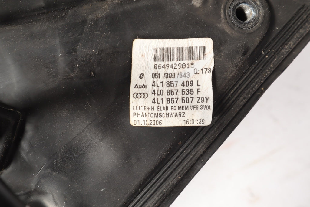 2010-2015 AUDI Q7 Left Driver Side Mirror Glass Black OEM